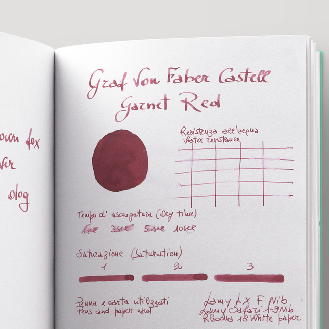 Graf von Faber Castell Garnet Red 6 Cartucce