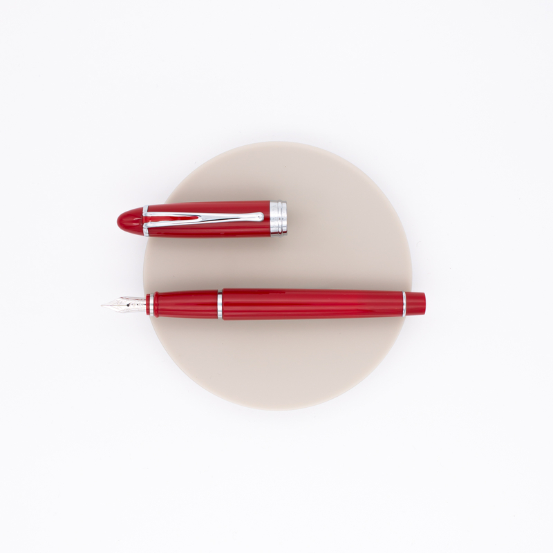 Aurora Ipsilon Deluxe Penna Stilografica Rossa