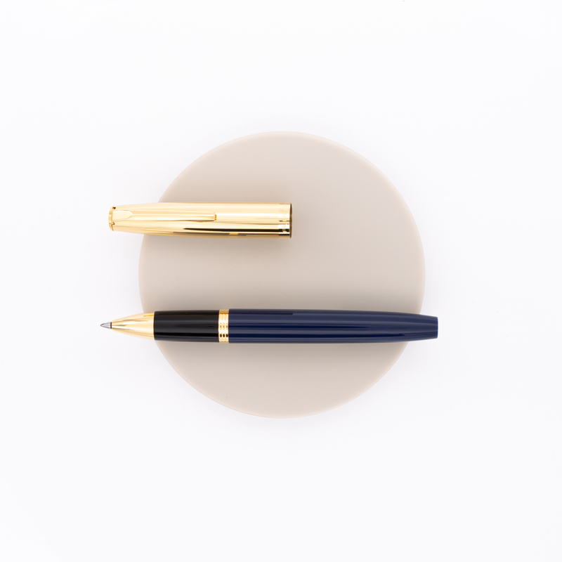 Aurora Duo Cart Penna Roller Blu & Oro