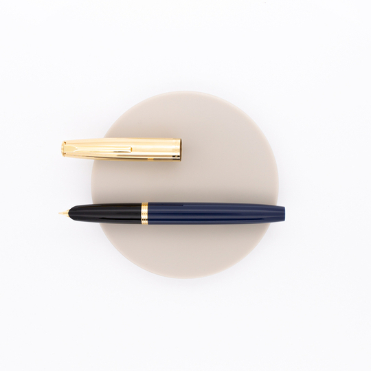 Aurora Duo Cart Fountain Pen Blue & Gold
