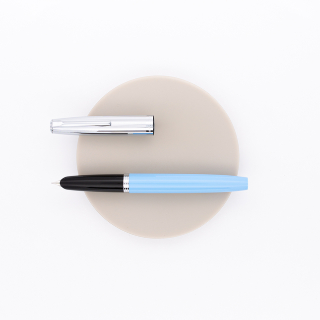 Aurora Duo Cart Penna Stilografica Azzurra