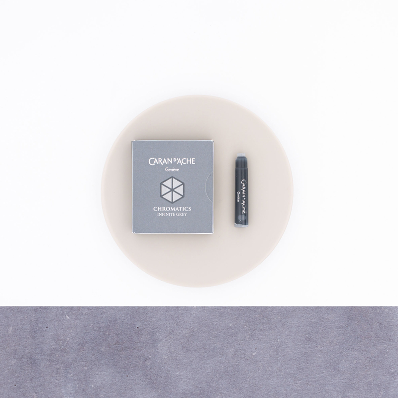 Caran d'Ache Infinite Grey 6 Cartucce