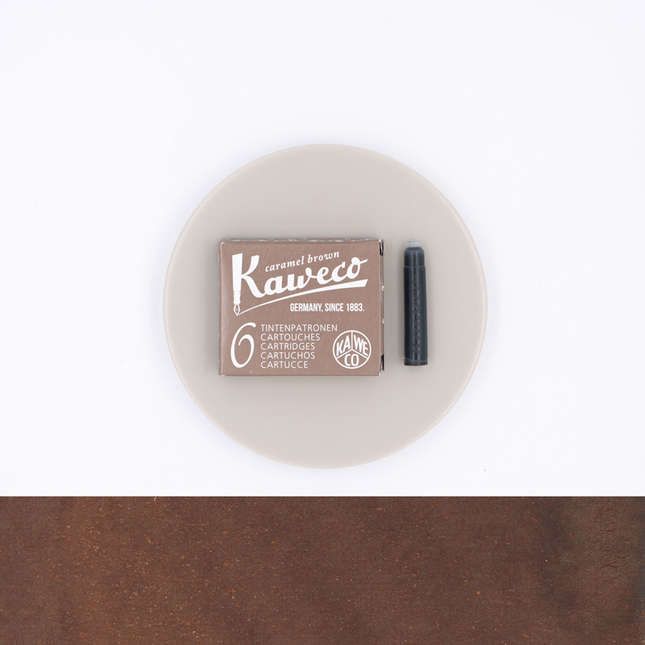 Kaweco Caramel Brown 6 Ink Cartridges