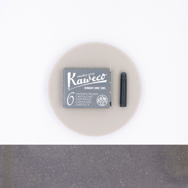 Kaweco Smokey Grey 6 Ink Cartridges