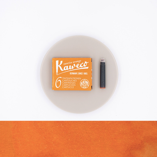 Kaweco Sunrise Orange 6 Cartucce