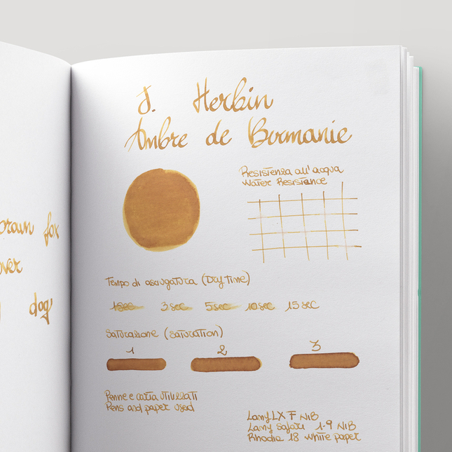 Herbin Ambre de Birmanie 6 Cartucce