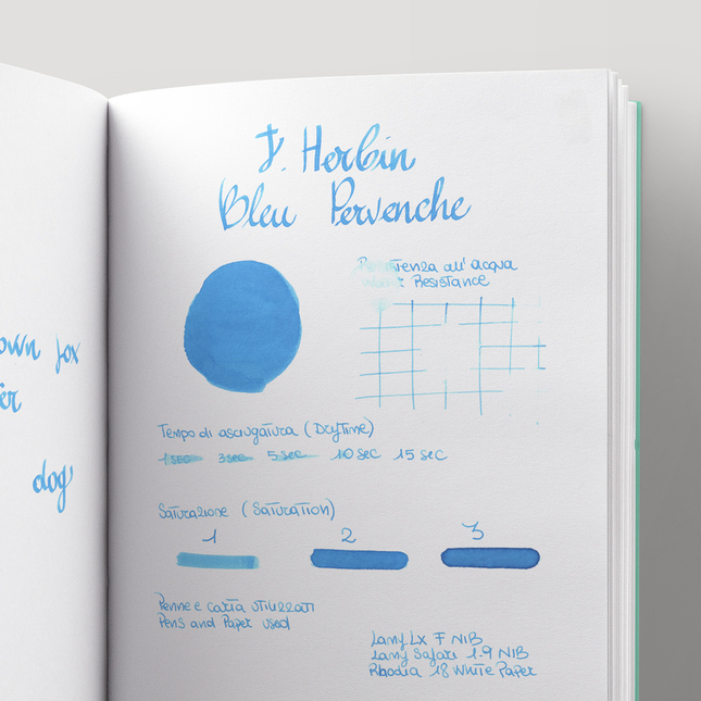 Herbin Bleu Pervenche 6 Cartucce