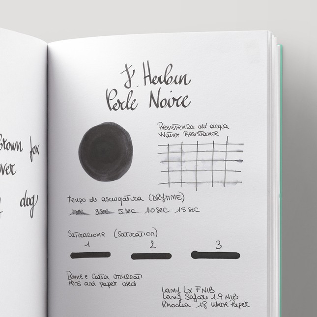 Herbin Perle Noire 6 Ink Cartridges