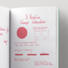 Herbin Rouge Caroubier 6 Cartucce