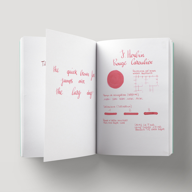 Herbin Rouge Caroubier 6 Cartucce
