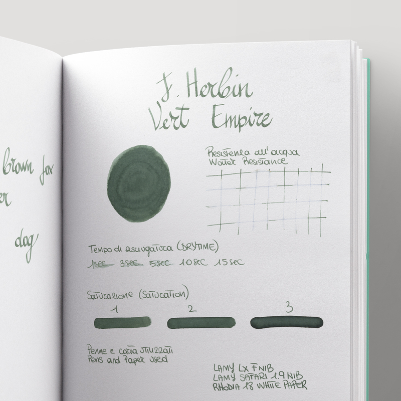 Herbin Vert Empire 6 Ink Cartridges