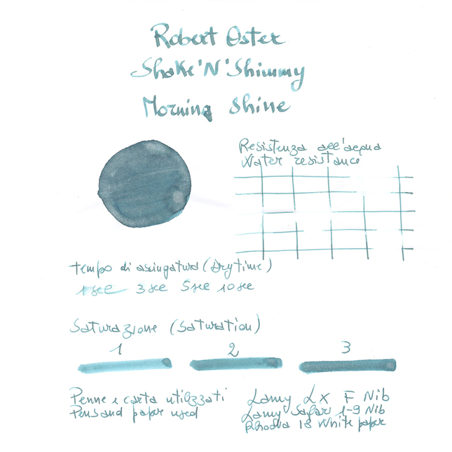 Robert Oster Shake 'N' Shimmy Morning Shine Inchiostro 50 ml