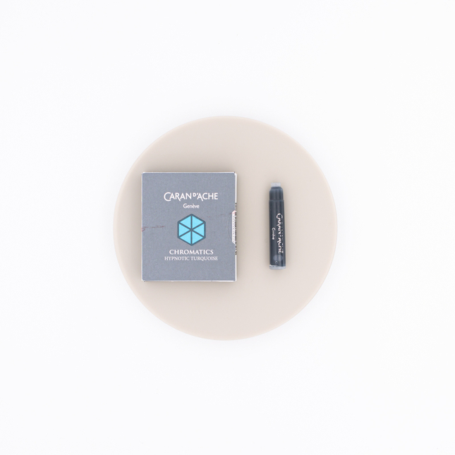 Caran d'Ache Hypnotic Turquoise 6 Cartucce