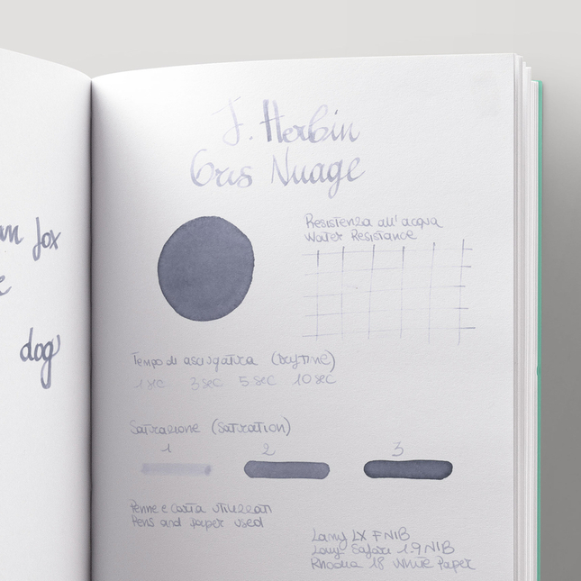 Herbin Gris Nuage Ink Bottle 10 ml