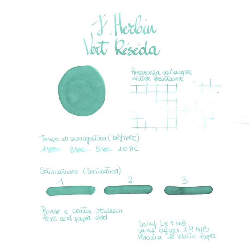 Herbin Vert Reseda Ink Bottle 30 ml