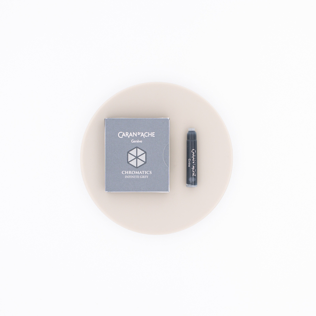 Caran d'Ache Infinite Grey 6 Cartucce