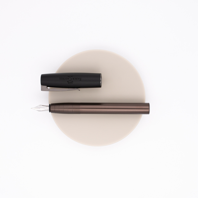 Faber Castell Loom Gunmetal Fountain Pen Matte Black