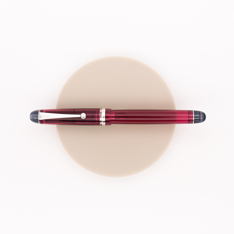 Pilot Custom 74 Penna Stilografica Transparent Wine Red Pilot Custom 74 Penna Stilografica Transparent Wine Red