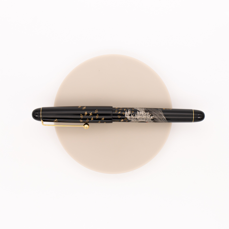 Namiki Nippon Art Penna Stilografica Mt. Fuji and Wave Maki-e