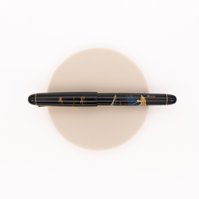 Namiki Nippon Art Penna Stilografica Mt. Fuji and Ship Maki-e