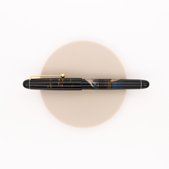 Namiki Nippon Art Penna Stilografica Mt. Fuji and Ship Maki-e