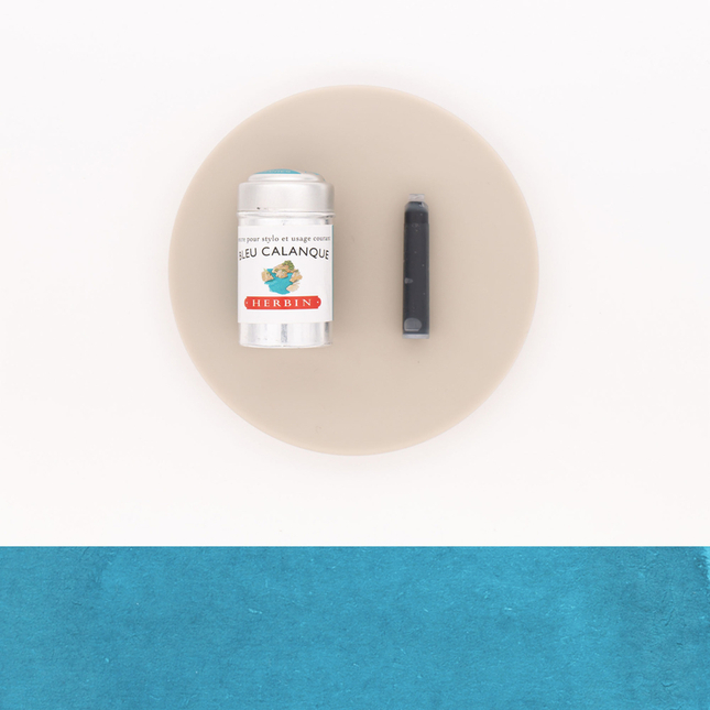 Herbin Bleu Calanque 6 Cartucce